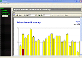 Attendance Report Screenshot